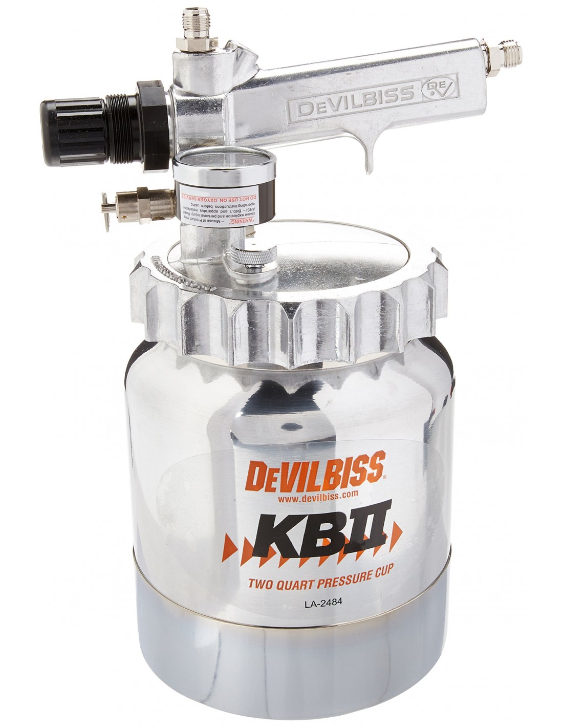 DeVilbiss KBII 2,3L δοχείο πιέσεως